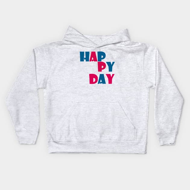 happy day Kids Hoodie by sarahnash